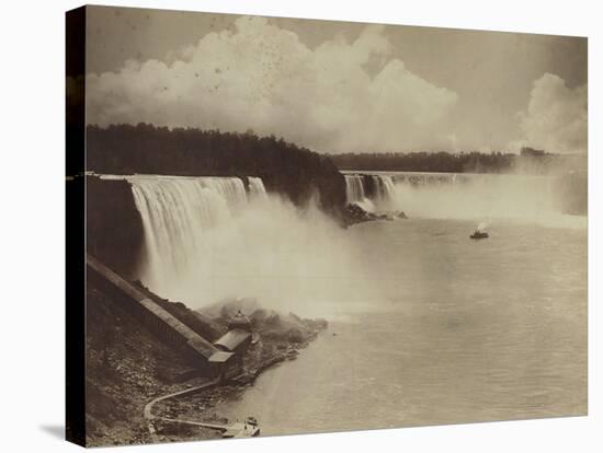 Les chutes du Niagara-George Barker-Stretched Canvas