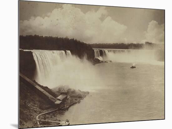 Les chutes du Niagara-George Barker-Mounted Giclee Print