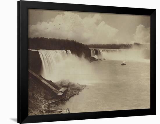 Les chutes du Niagara-George Barker-Framed Giclee Print