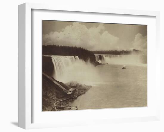 Les chutes du Niagara-George Barker-Framed Giclee Print