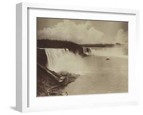 Les chutes du Niagara-George Barker-Framed Giclee Print