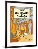 Les Cigares du Pharaon, c.1934-Hergé (Georges Rémi)-Framed Art Print