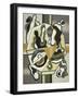 Les Cinq sens-Georges Valmier-Framed Giclee Print