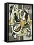 Les Cinq sens-Georges Valmier-Framed Stretched Canvas