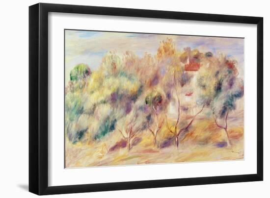 Les Colettes, Cagnes-Sur-Mer-Pierre-Auguste Renoir-Framed Giclee Print