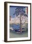 Les collines d'Inaba-Ando Hiroshige-Framed Giclee Print