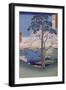 Les collines d'Inaba-Ando Hiroshige-Framed Giclee Print