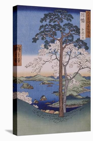 Les collines d'Inaba-Ando Hiroshige-Stretched Canvas