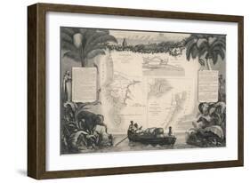 Les colonies françaises en Afrique-Laguillermie-Framed Giclee Print