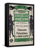 "Les comédiens de bois de Jacques Chesnais"-null-Framed Stretched Canvas