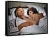 Les Comediens THE COMEDIANS by PeterGlenville with Elizabeth Taylor and Richard Burton, 1967 (photo-null-Framed Stretched Canvas