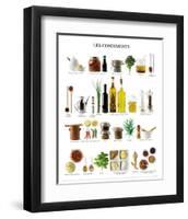 Les Condiments-null-Framed Art Print