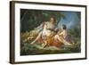 Les Confidences Pastorales, c.1745-Francois Boucher-Framed Giclee Print