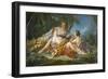 Les Confidences Pastorales, c.1745-Francois Boucher-Framed Giclee Print