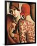 Les Confidences-Tamara de Lempicka-Framed Premium Giclee Print