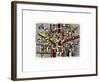 Les constructeurs-Fernand Leger-Framed Art Print