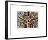 Les constructeurs-Fernand Leger-Framed Art Print