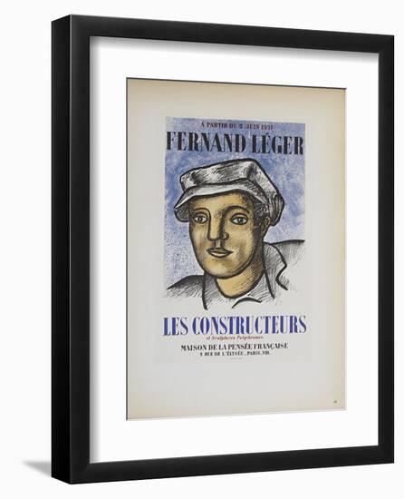 Les Constructeurs-Fernand Leger-Framed Collectable Print