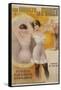 Les Corsets Le Furet Poster-Gaston Noury-Framed Stretched Canvas