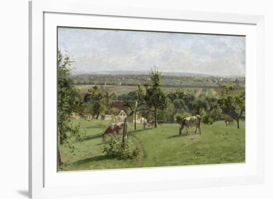 Les côteaux du Vésinet-Camille Pissarro-Framed Giclee Print