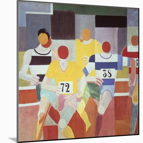 Les Coureurs (The Runners), 1925-26-Robert Delaunay-Mounted Giclee Print