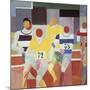 Les Coureurs (The Runners), 1925-26-Robert Delaunay-Mounted Giclee Print
