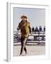 Les Cow Boys by MarkRydell with John Wayne, 1972 (photo)-null-Framed Photo