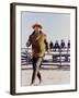 Les Cow Boys by MarkRydell with John Wayne, 1972 (photo)-null-Framed Photo