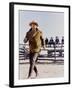 Les Cow Boys by MarkRydell with John Wayne, 1972 (photo)-null-Framed Photo