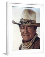 Les Cow Boys by MarkRydell with John Wayne, 1972 (photo)-null-Framed Photo