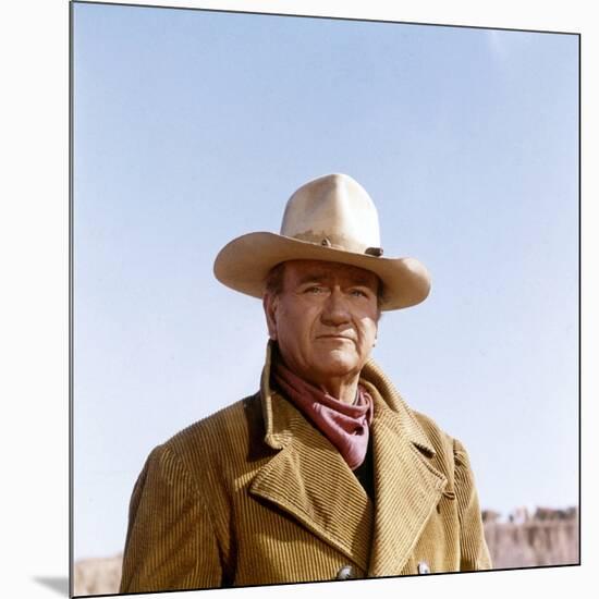 Les Cow Boys by MarkRydell with John Wayne, 1972 (photo)-null-Mounted Photo