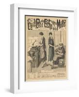 Les Crepes Du Mardi-Gras' are as Traditional as Shrove Tuesday Pancakes in England-null-Framed Art Print