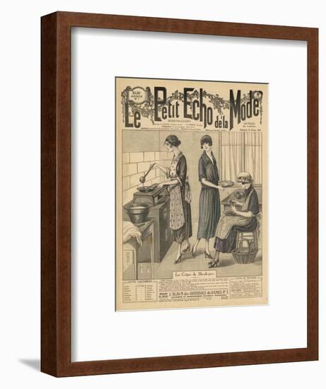 Les Crepes Du Mardi-Gras' are as Traditional as Shrove Tuesday Pancakes in England-null-Framed Art Print