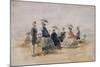 Les Crinolines-Eug?ne Boudin-Mounted Giclee Print