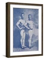 Les Crotton's. (Crotton's brothers). Phenomenal Acrobates de force (Mains-en-mains)-null-Framed Giclee Print