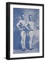 Les Crotton's. (Crotton's brothers). Phenomenal Acrobates de force (Mains-en-mains)-null-Framed Giclee Print