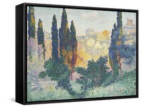 Les cyprès à Cagnes-Henri Edmond Cross-Framed Stretched Canvas