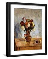 Les Dahlias-Paul Gauguin-Framed Giclee Print