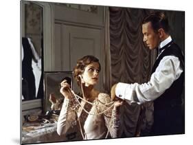 Les Damnes by Luchino Visconti with Charlotte Rampling and Umberto Orsini, 1969 (photo)-null-Mounted Photo