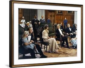 Les Damnes by Luchino Visconti with Umberto Orsini, Charlotte Rampling, Albrecht Schoenhals and Rei-null-Framed Photo