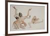 Les Damoiselles D'Avignon 11, 1988 (ink and acrylic on paper)-Ralph Steadman-Framed Giclee Print