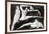 Les Damoiselles D'Avignon 17692, 1988 (ink and acrylic on paper)-Ralph Steadman-Framed Giclee Print