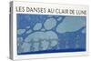 Les Danses Au Clair De Lune, Illustration from Les Chansons De Bilitis, by Pierre Louys, Pub. 1922-Georges Barbier-Stretched Canvas