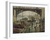 Les Déchargeurs de charbon-Claude Monet-Framed Giclee Print