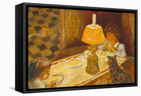 Les Dejeuner Des Enfants-Pierre Bonnard-Framed Stretched Canvas