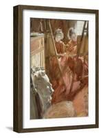 Les Demoiselles Schwartz dessinant-Anders Leonard Zorn-Framed Giclee Print