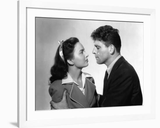 Les demons by la Liberte Brute Force by JulesDassin with Ann Blyth and Burt Lancaster, 1947 (b/w ph-null-Framed Photo