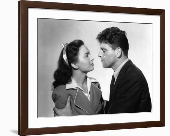 Les demons by la Liberte Brute Force by JulesDassin with Ann Blyth and Burt Lancaster, 1947 (b/w ph-null-Framed Photo