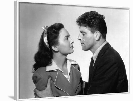 Les demons by la Liberte Brute Force by JulesDassin with Ann Blyth and Burt Lancaster, 1947 (b/w ph-null-Framed Photo