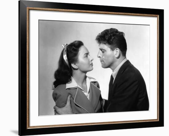 Les demons by la Liberte Brute Force by JulesDassin with Ann Blyth and Burt Lancaster, 1947 (b/w ph-null-Framed Photo